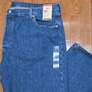 Levi's Men's Straight Jeans in Blue Denim
